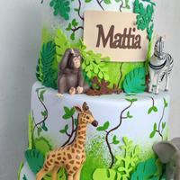 Torta scenografica Giungla 