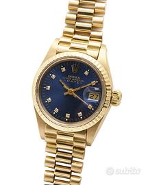 Rolex Lady Datejust  Oyster Perpetual blu dial