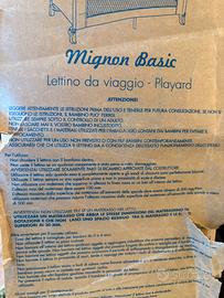 Lettino da viaggio