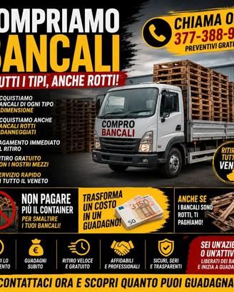 BANCALI IN TUTTO IL VENETO 📦