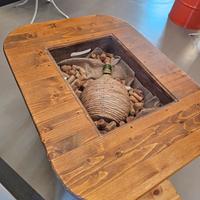 tavolo vintage realizzato artigianalmente 