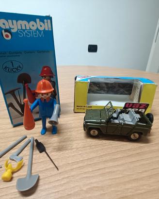 Playmobil n. 3366 e UAZ 469 Novoexport CCCP 1/43