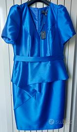 Vestito Moncho Heredia Capriccio Blu Royal 