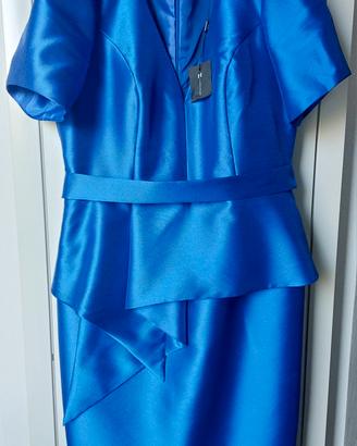 Vestito Moncho Heredia Capriccio Blu Royal 