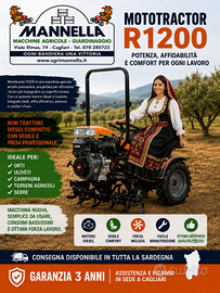 Mototractor R1200 - MINI TRATTORE - PROMO