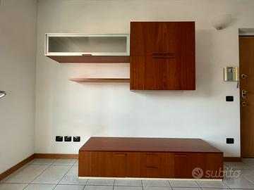 Mobile televisore + mensola con armadietto