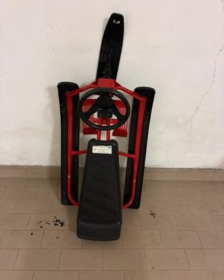 Slittino con volante e freni