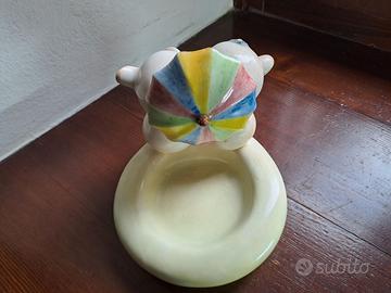 Coppia maialini con ombrello