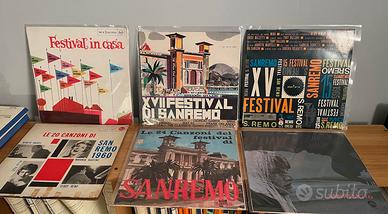 COLLEZIONE VINILI FESTIVAL SANREMO ANNI '60