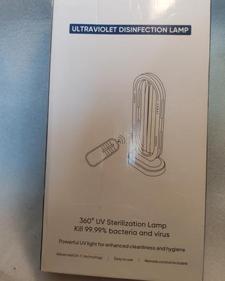 lampada UVC per disinfezione con telecomando, 