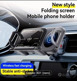 supporto cellulare ricaricabile girevole aut.