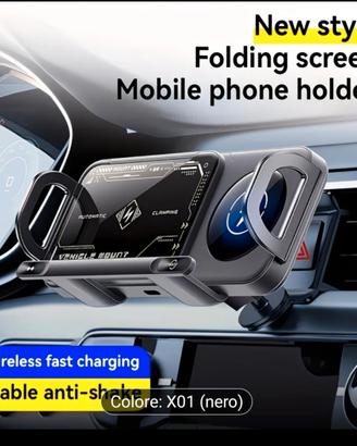 supporto cellulare ricaricabile girevole aut.