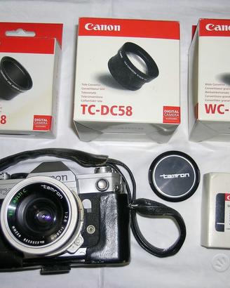 Canon fx con accessori