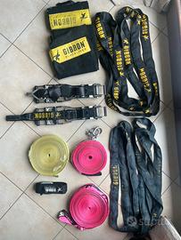 Set slackline professionale trickline