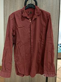 camicia bordeaux da uomo Patrizia Pepe 