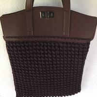 Borsa in cordino Caffè Fatta a mano