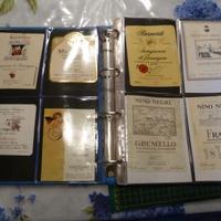 Collezione oltre 280 etichette vini vintage