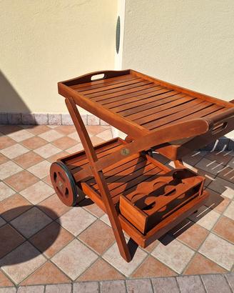 carrello portavivande giardino 