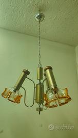 Mazzega lampada sospensione vintage space age