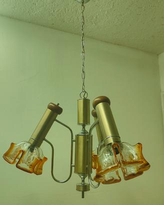 Mazzega lampada sospensione vintage space age