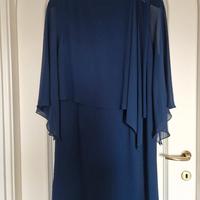 abito elegante da cerimonia blu 