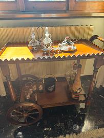 Carrello bar in legno