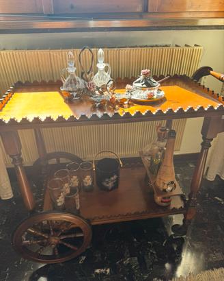 Carrello bar in legno