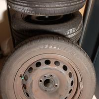 Set 4 ruote complete 14"  Fiat Punto 188/Panda 169