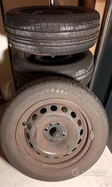 Set 4 ruote complete 14"  Fiat Punto 188/Panda 169