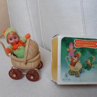 BRICIOLINA con CARROZZINA anni '70 MOLTO RARA