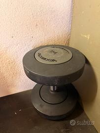 Manubrio Professionale Technogym Gommato 24 kg