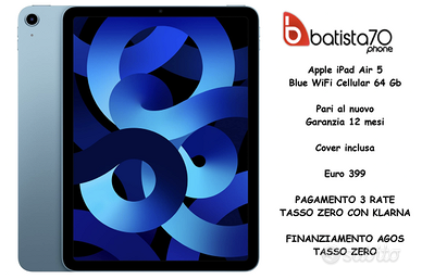 Apple iPad Air 5 Blue WiFi Cellular 64 Gb