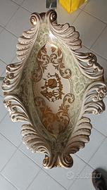 Antico Vassoio in porcellana di Carlo Moro. Pavia