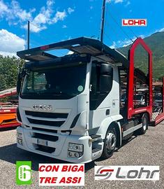 Bisarca con Biga LOHR su Stralis 460
