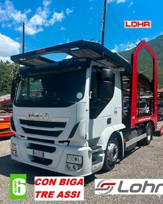 Bisarca con Biga LOHR su Stralis 460