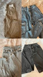 4 paia di jeans: xs/s
