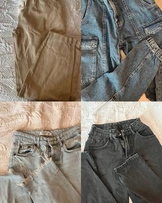 4 paia di jeans: xs/s
