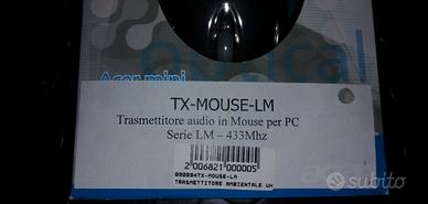 Mouse con microtrasmettitore