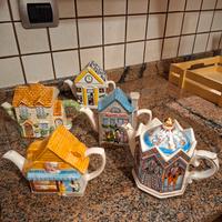 5 teiere in ceramica