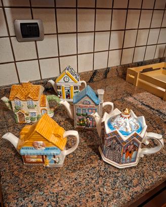 5 teiere in ceramica
