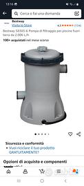 pompa per piscina bestway 