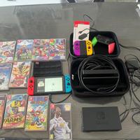 Nintendo Switch 1 completa + giochi + accessori