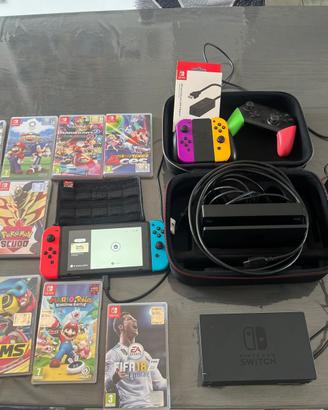 Nintendo Switch 1 completa + giochi + accessori