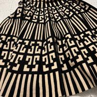 Gonna a pieghe fantasia