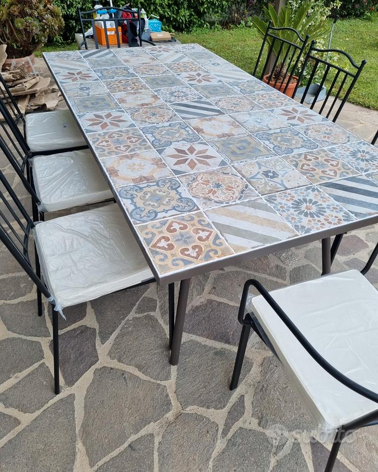 Tavolo Giardino Set Da Giardino In Ferro Usato Arredo Giardino