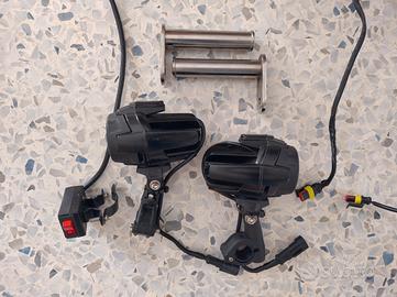 Kit Faretti Moto + attacchi moto + pulsante 