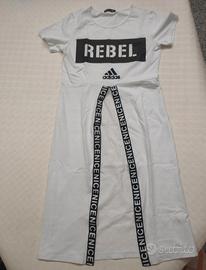 Vestito Adidas bianco