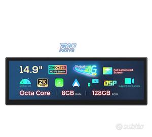 RADIO GPS ANDROID 14 BMW SERIE 5 F07 CIC 15" 8GB+