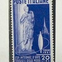 Francobollo 1951 - 10a esposizione d'arte
