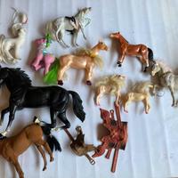 Lotto modellini cavalli, My mini pony ed altro